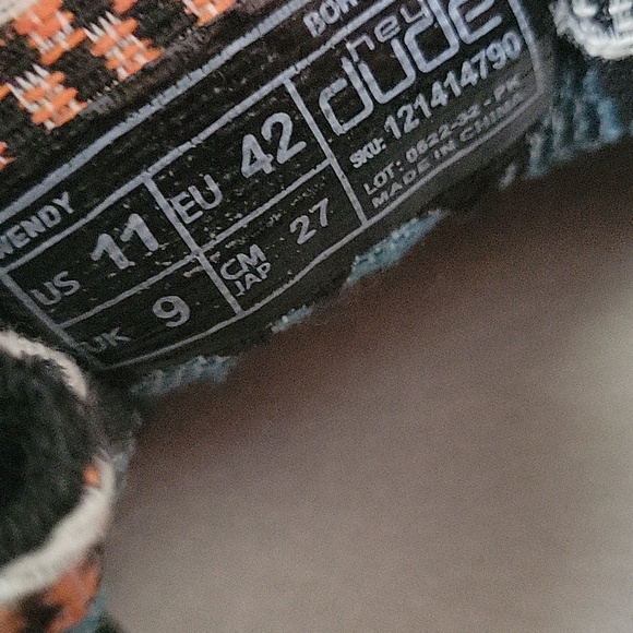 Hey Dude Wendy Boho Black Womens Shoe Sz 11 - Picture 9 of 10